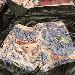 Paisley shorts